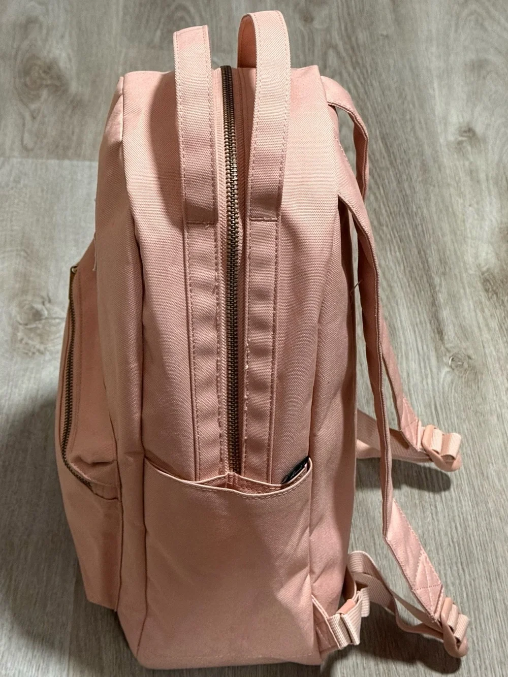 Herschel Supply Backpack Bag School Gym Ash Rose Pink Stripe Interior